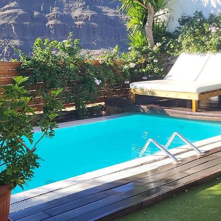 Casa Agustin Pool 27 ºc Villa Fataga Bagian luar foto