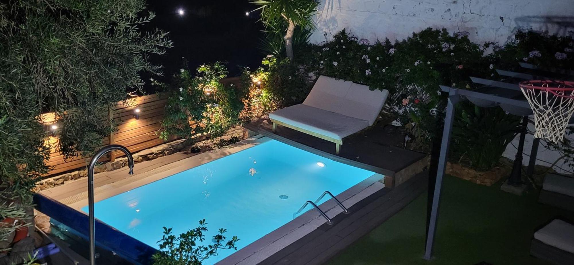 Casa Agustin Pool 27 ºc Villa Fataga Bagian luar foto