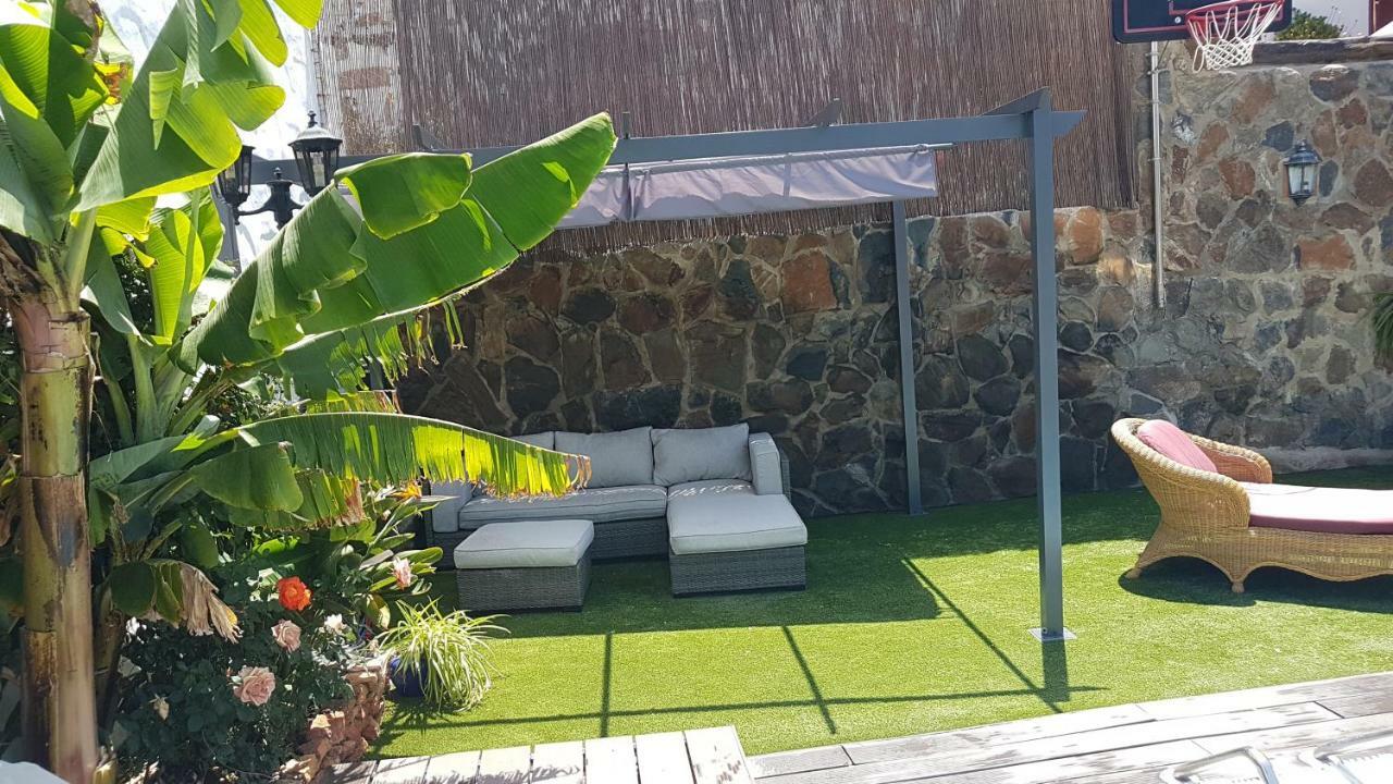 Casa Agustin Pool 27 ºc Villa Fataga Bagian luar foto