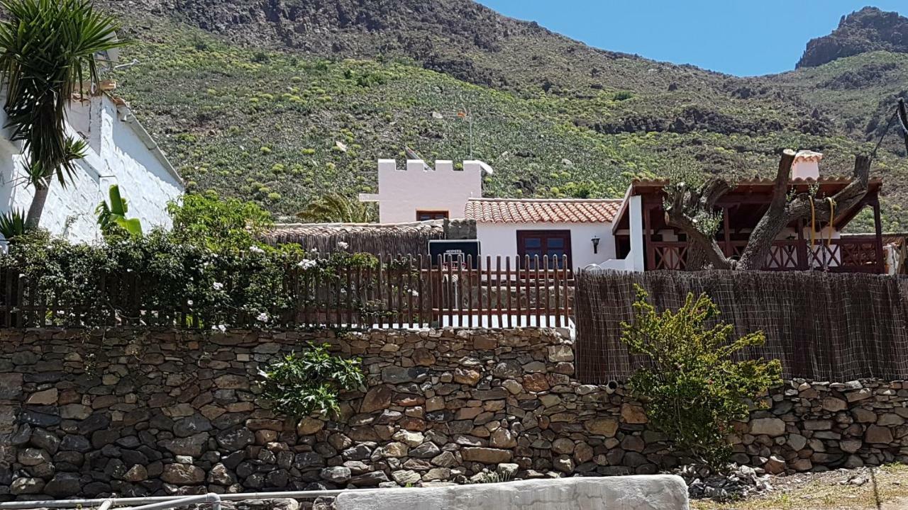 Casa Agustin Pool 27 ºc Villa Fataga Bagian luar foto